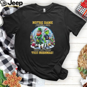 Notre Dame Fighting Irish Luck And Cheer This Irishmas Christmas T shirt