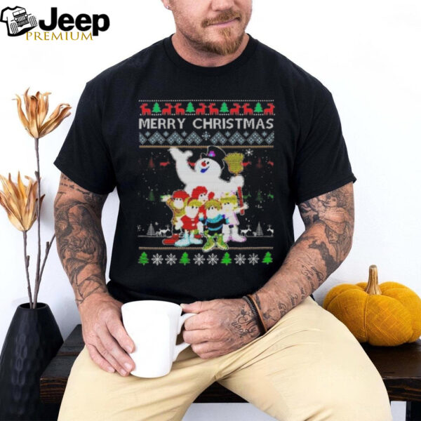 Official Christmas Ugly Movie Cartoon Frosty The Snowman 2024 Shirt