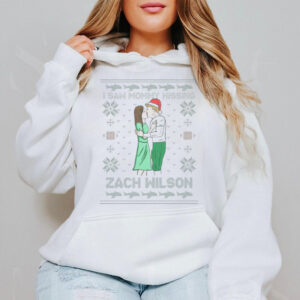 Official I Saw Mommy Hissing Zach Wilson Ugly Christmas 2024 Shirt