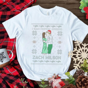 Official I Saw Mommy Hissing Zach Wilson Ugly Christmas 2024 Shirt