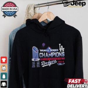 Official Los Angeles Dodgers 2024 World Series Champions Eight Times shirt