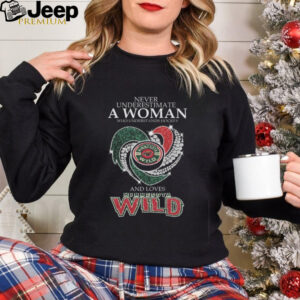 Official Minnesota Wild Never Underestimate A Woman Who Understand Hockey 2024 Shirt