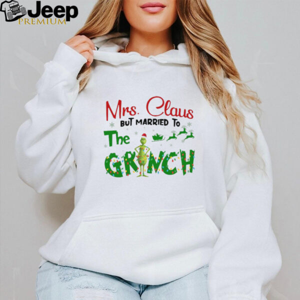 Official Mrs Claus But Married To The Grinch Christmas 2024 Shirt