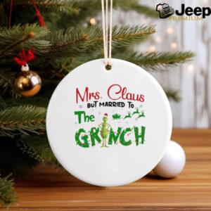 Official Mrs Claus But Married To The Grinch Christmas 2024 Shirt