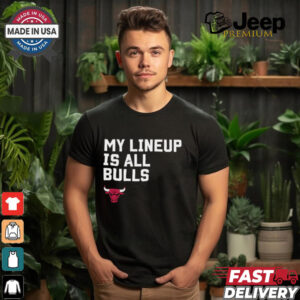 Official My Lineup Is Chicago Bulls NBA t shirt