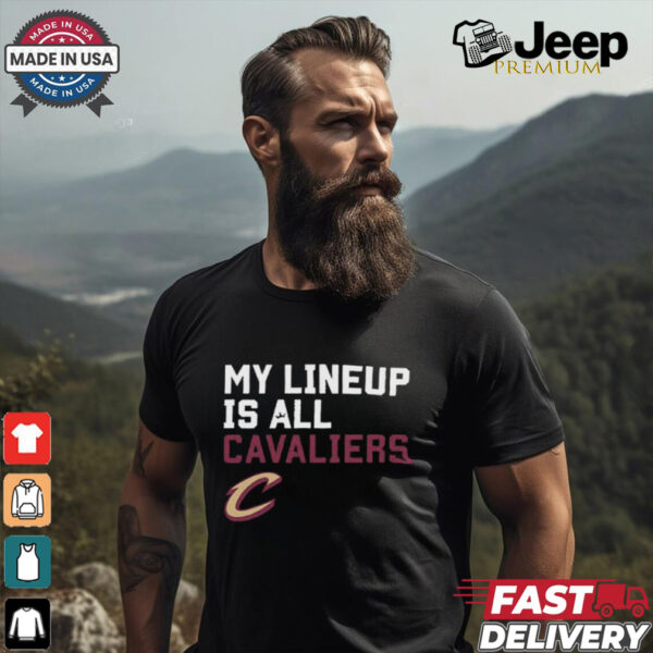 Official My Lineup Is Cleveland Cavaliers NBA t shirt