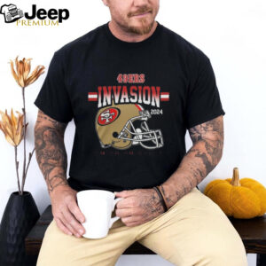 Official San Francisco 49ers Invasion Tour 2024 Shirt