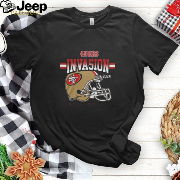 Official San Francisco 49ers Invasion Tour 2024 Shirt