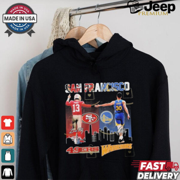 Official San Francisco 49ers x Golden State Warriors Signature shirt