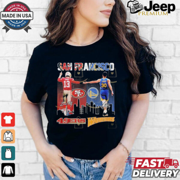 Official San Francisco 49ers x Golden State Warriors Signature shirt