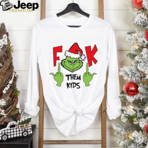 Official Santa Grinch fuck them kids Christmas 2024 Shirt