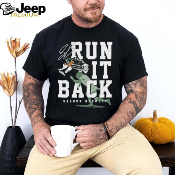 Official Saquon Barkley Hurdle Over Jaguars Run It Back Shirt