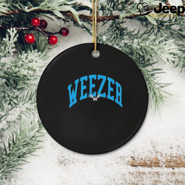 Official Weezer Holiday Collegiate Shirt