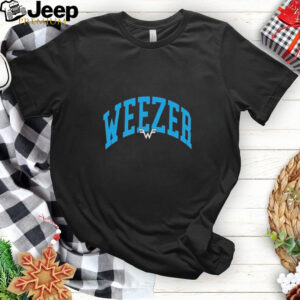 Official Weezer Holiday Collegiate Shirt