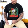 Merry Christmas Buffalo Plaid Red Santa Family Shirt