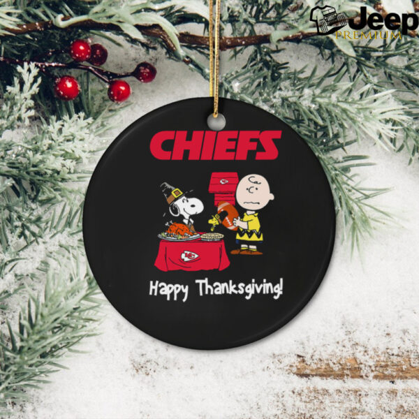 Peanuts Kansas City Chiefs Football Happy Thanksgiving T Shirt