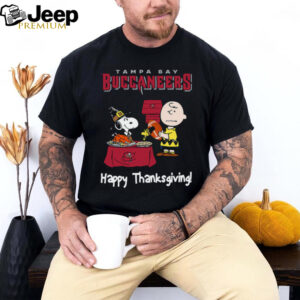 Peanuts Tampa Bay Buccaneers Football Happy Thanksgiving T Shirt