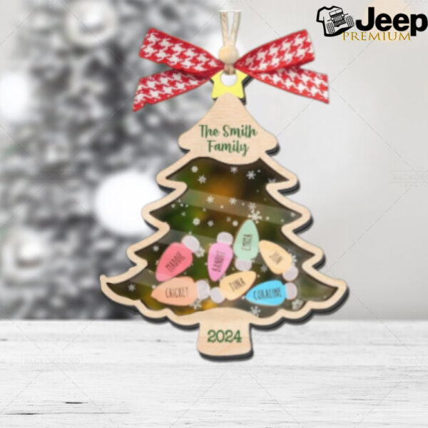 Personalized Family Christmas Ornament, Family Ornament 2024, Family Christmas Gift, Gift for Family, Christmas Gift CF138