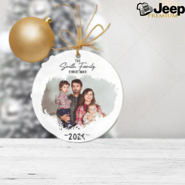 Personalized Family Christmas Ornaments, Christmas Family Photo Ornament, Custom family Name Decorations Ornaments, Family Memorial Ornament