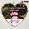 Hand in Hand, Heart to Heart – Our First Christmas Married Ornament