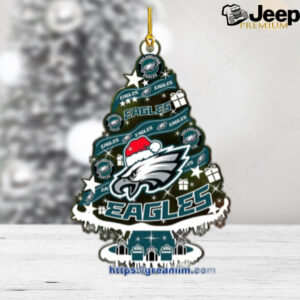 Philadelphia Eagles Christmas Tree Acrylic Ornament