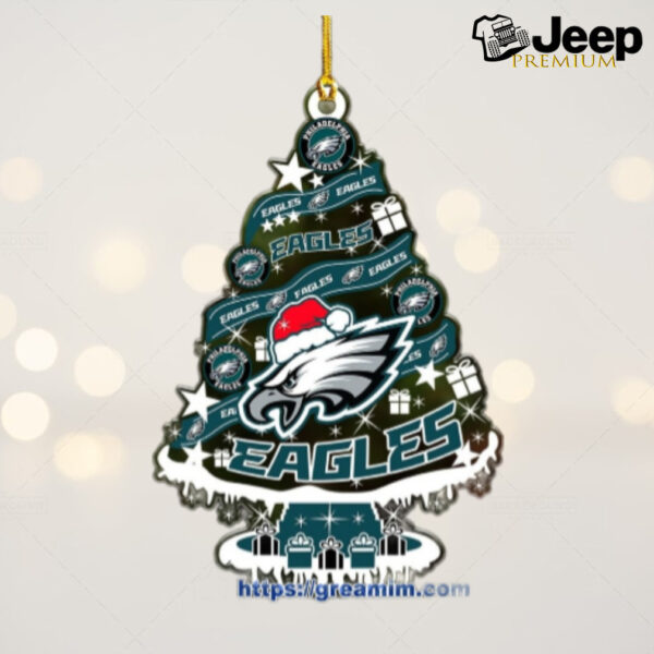 Philadelphia Eagles Christmas Tree Acrylic Ornament