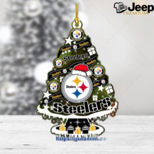 Pittsburgh Steelers Christmas Tree Acrylic Ornament