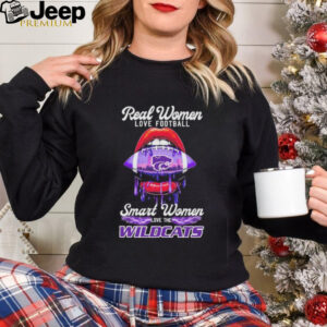 Real Women Love Football Smart Women Love The K State Wildcats X Lips Football Shirt