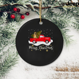 Red Truck Merry Christmas Tree German Shepherd Christmas German Shepherd T Shirt