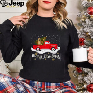 Red Truck Merry Christmas Tree German Shepherd Christmas German Shepherd T Shirt