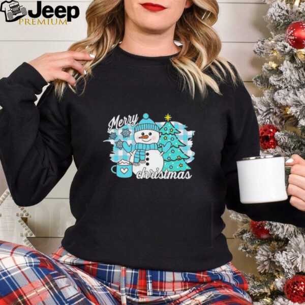 Snowman Merry Christmas shirt