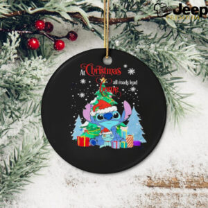 Stitch at Christmas all roads lead to home shirt