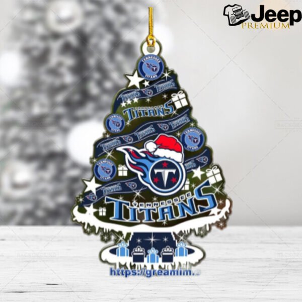 Tennessee Titans Christmas Tree Acrylic Ornament