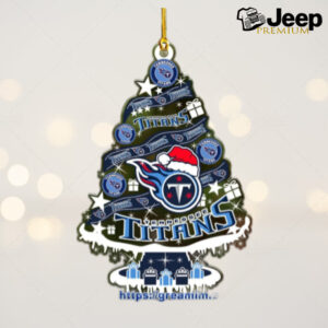 Tennessee Titans Christmas Tree Acrylic Ornament