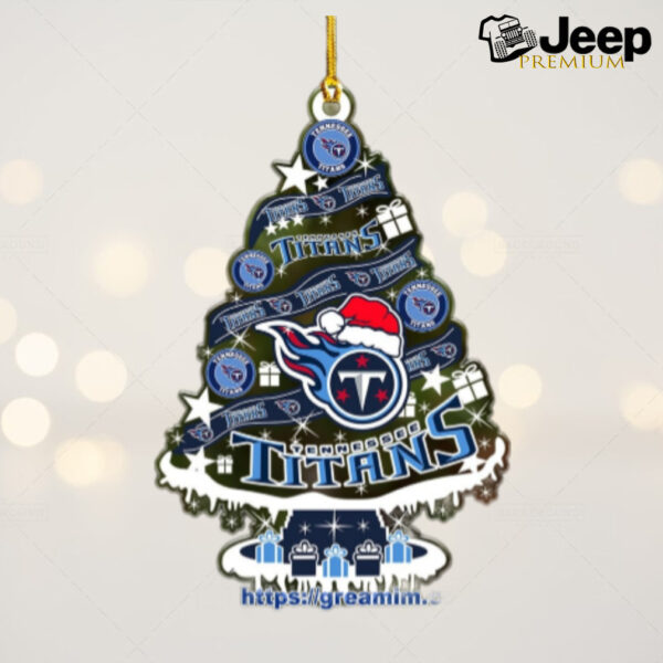 Tennessee Titans Christmas Tree Acrylic Ornament