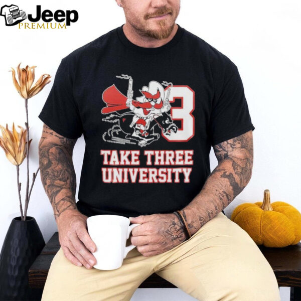 Texas Tech Red Raiders Take Three University Wreck’em T Shirt