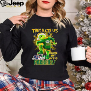 The Grinch they hate us because they ain’t us Green Bay Packers stomp on 2024 shirt