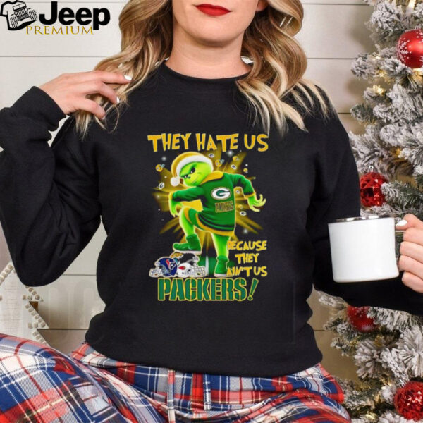 The Grinch they hate us because they ain’t us Green Bay Packers stomp on 2024 shirt