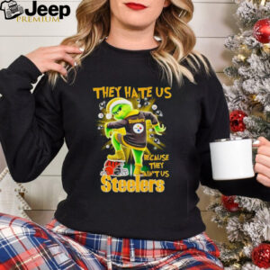 The Grinch they hate us because they ain’t us Pittsburgh Steelers stomp on Bengals 2024 shirt