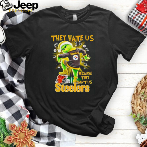 The Grinch they hate us because they ain’t us Pittsburgh Steelers stomp on Bengals 2024 shirt