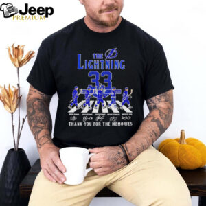 The Tampa Bay Lightning 33rd Anniversary 1992 2025 thank you shirt