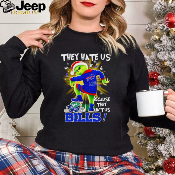 They hate us because they ain’t us Buffalo Bills Grinch stomp on Jets Christmas shirt