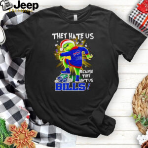 They hate us because they ain’t us Buffalo Bills Grinch stomp on Jets Christmas shirt