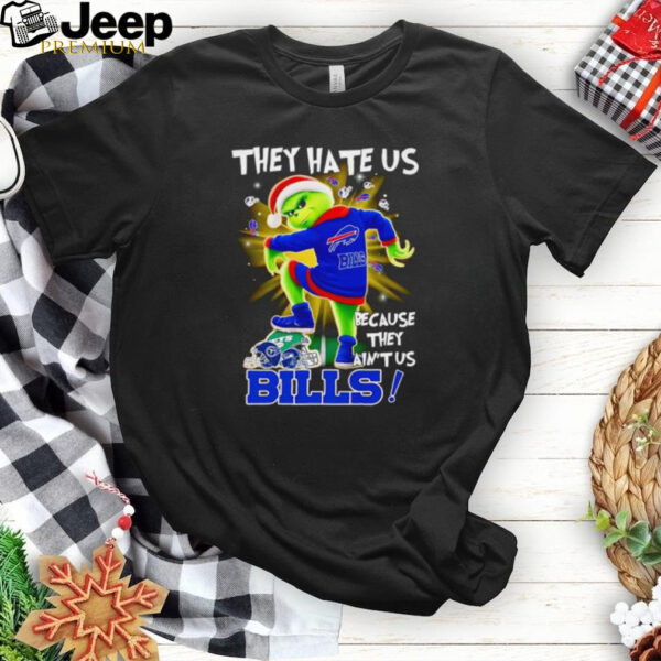 They hate us because they ain’t us Buffalo Bills Grinch stomp on Jets Christmas shirt