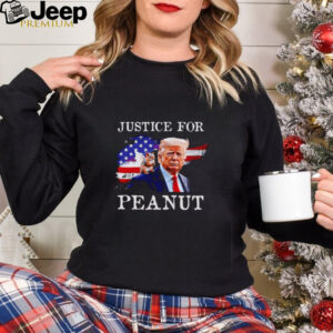 Trump 2024 justice for Peanut shirt