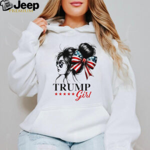 Trump Girl America coquette bow shirt