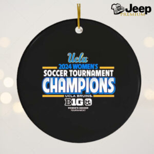 UCLA Bruins 2024 Big 10 Women’s Soccer Champions ornament