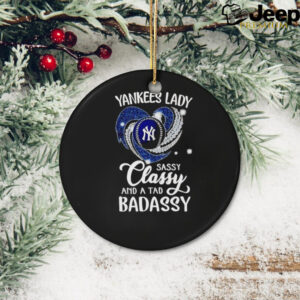 Yankees lady sassy classy and a tad badassy diamond heart shirt