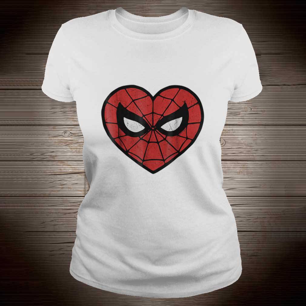 Marvel Spider-man Face Mask Valentine’s Heart Logo