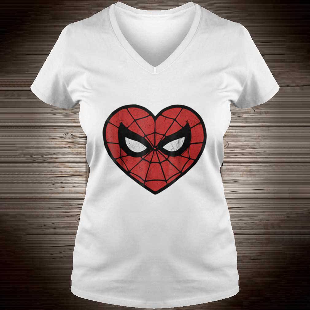 Marvel Spider-man Face Mask Valentine’s Heart Logo